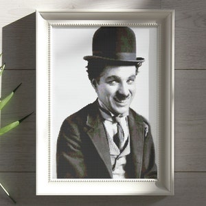 Charlie Chapman, Patrón de punto de cruz, Fotografía famosa, Actor de Hollywood