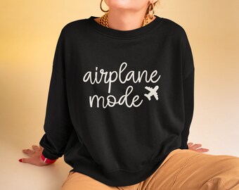 Airplane Mode Sweatshirt: Travel Gift for Adventurers