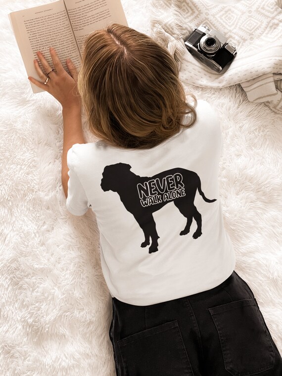 Never Walk Alone Shirt Dog Lovers Shirt Animal Lovers Outfit Pet Lover Tee Dog Mom T Shirt Pet Friendship Outfit Dog Lovers