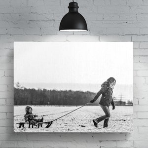 Personalized Landscape Canvas Print: Custom Photo Wall Art
