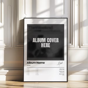 Personalisiertes Album Premium Poster