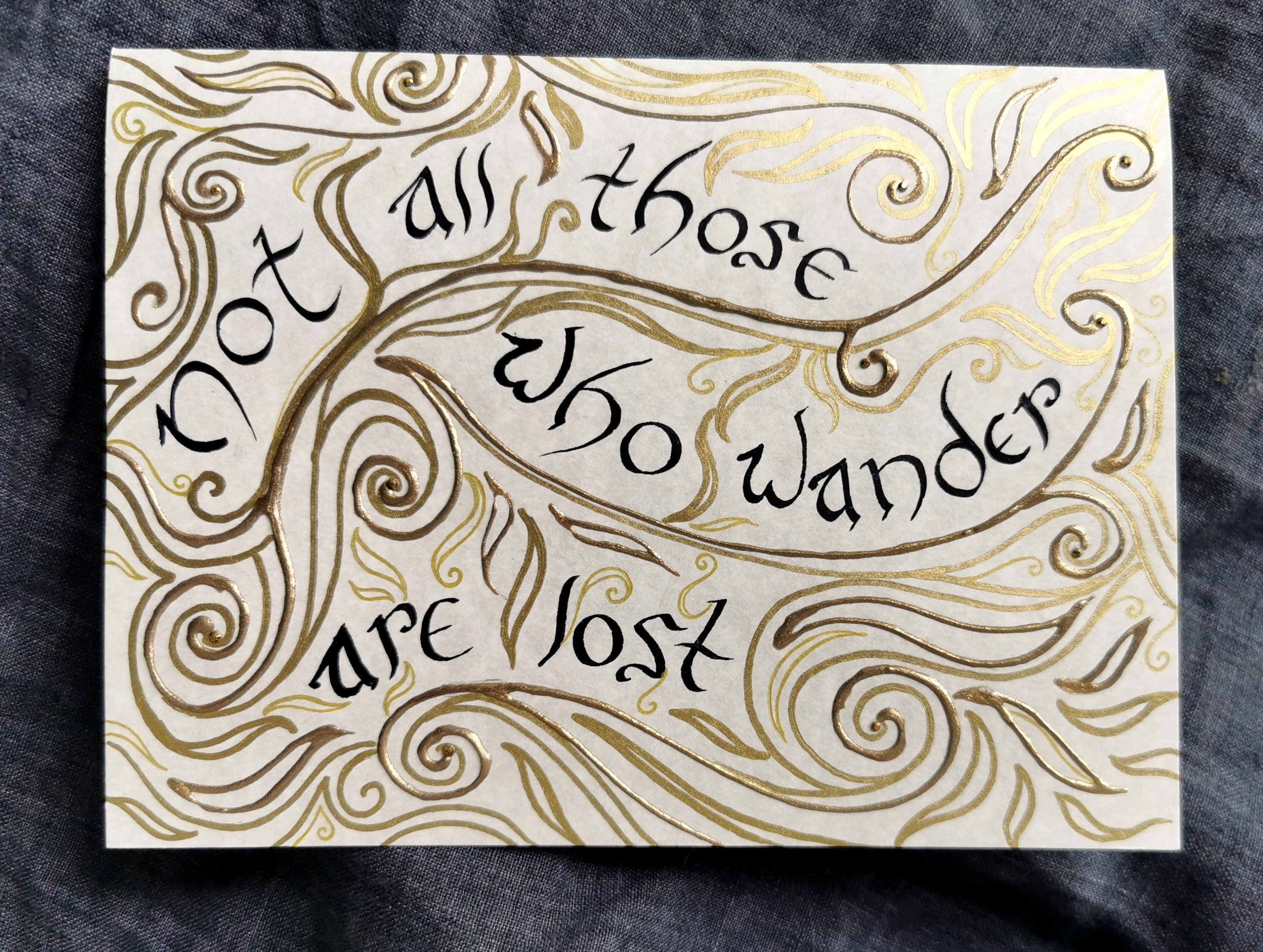 Handmade Lord of the Rings Cards Blank LOTR Greeting for - Etsy