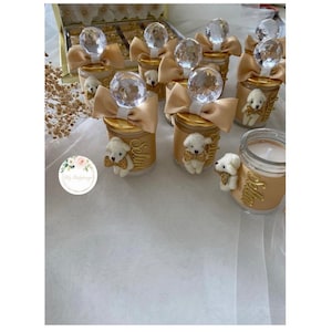 Candele personalizzate con orsetto