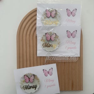 Cartes personnalisées avec magnets epoxy et motifs aux choix