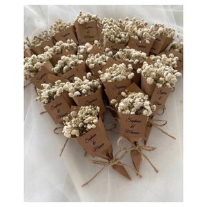 Dried flower cones