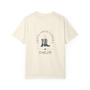 Texas Sweetheart Unisex Garment-Dyed T-Shirt, Casual Tee, Western Wear, Gifts for Her, Everyday Comfort, Texas Pride