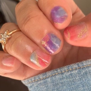Taty nail wrap , Nail Wraps, Nail Strips, Nail Stickers, Nail Art, Nail Decal, Nail Polish