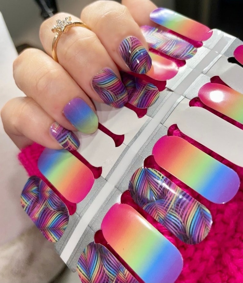 Nail Wraps, Nail Strips, Nail Stickers, Nail Art, Nail Decal, Nail