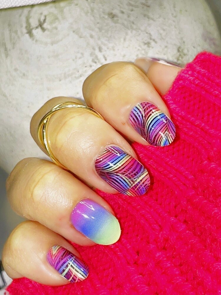 Nail Wraps Nail Strips Nail Stickers Nail Art Nail Decal - Etsy
