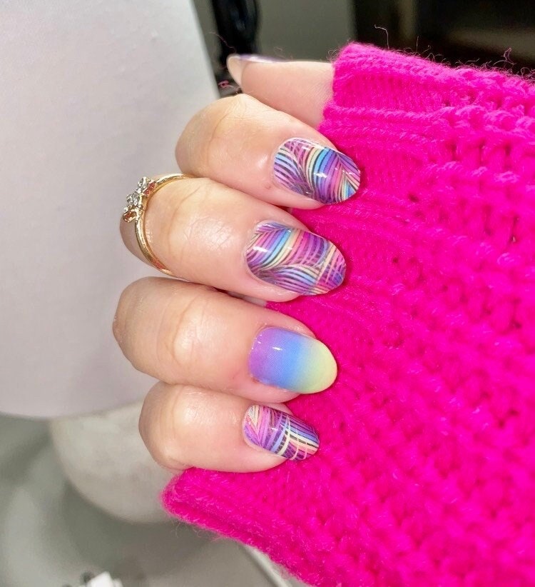 Nail Wraps, Nail Strips, Nail Stickers, Nail Art, Nail Decal, Nail
