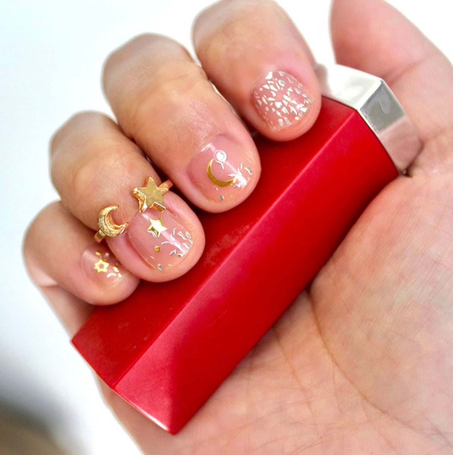 Paris Nail Wraps, Transparent Nail Wrap, Nail Strips, Nail Stickers