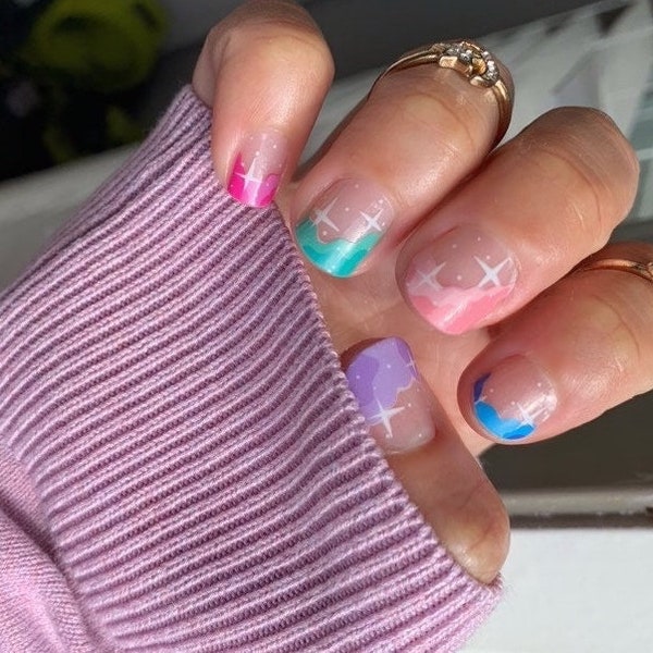 Gel Nail Strips Etsy