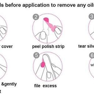 NAIL WRAPS, Gel Nail STRIPS, Nail Stickers, Minimalist High Quality Non