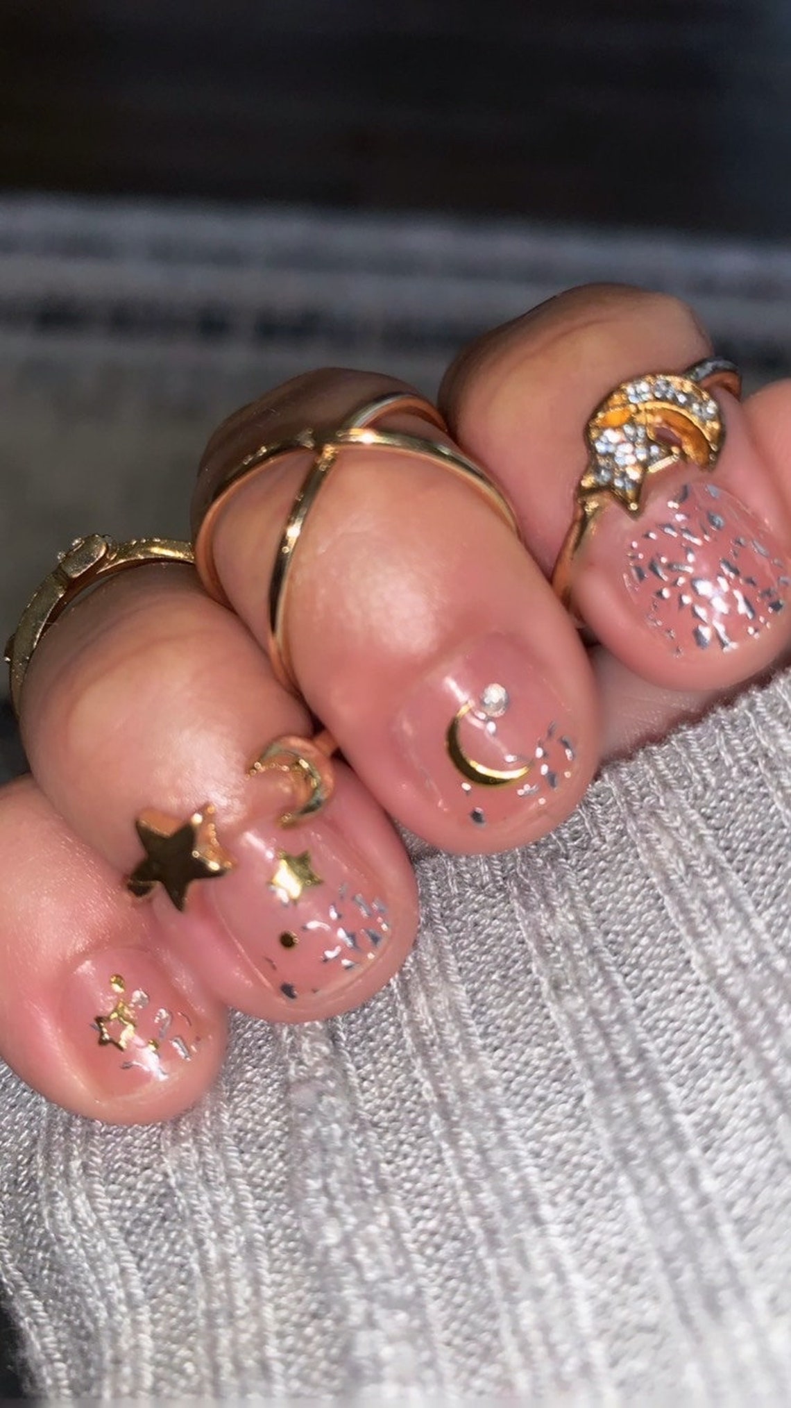 Paris Nail Wraps, Transparent Nail Wrap, Nail Strips, Nail Stickers