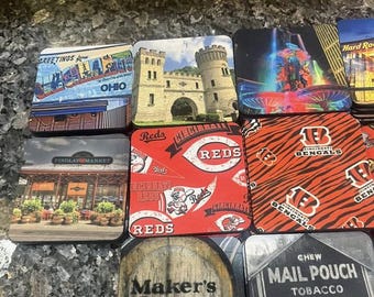 Personalized Neoprene Coasters: Custom Photo, Logo, or Text - Heat-Proof