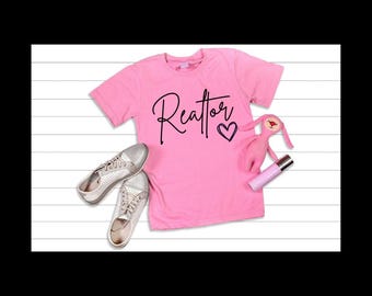 Realtor Heart Design: PNG SVG Digital File (Sublimation, Cricut)