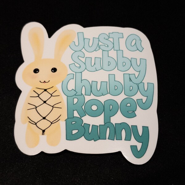 Shibari Rope Bunny Sticker - Etsy