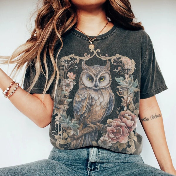 Owl Shirt - Etsy