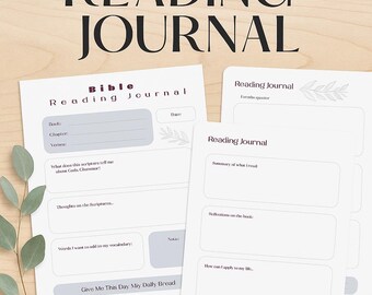 Printable Abide Bible Study Journal - Tracker – Christian PDF – Faith & Scripture Study Pages