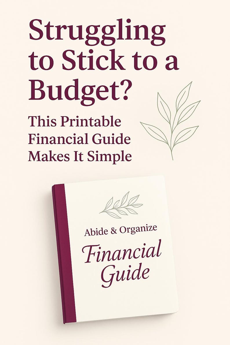 Sample Financial Guide How to Budget Guide Printable PDF | Step-by-step Financial Planning ...
