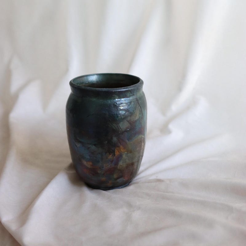 Raku Pottery Planter - Etsy
