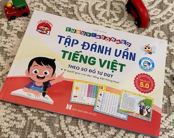 Vietnamese Phonics Workbook (Ages 4–6) | Mind Map Method + QR AudioTư Duy Ngôn Ngữ – Tập Đánh Vần Tiếng Việt | Vietnamese books for kids