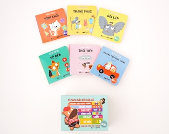 Combo 6 Vietnamese flip-flap children books - Tủ sách đầu đời của bé