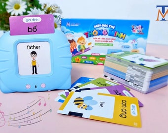 Educational Flashcard Reader and Bilingual Vietnamese-English flashcards| Learn Vietnamese and English new words for baby