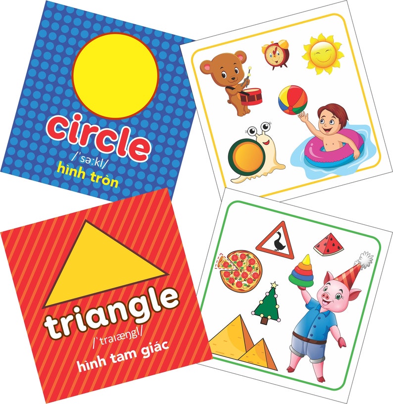 Bilingual Vietnamese English Board Books | Pictionary for Kids - Etsy