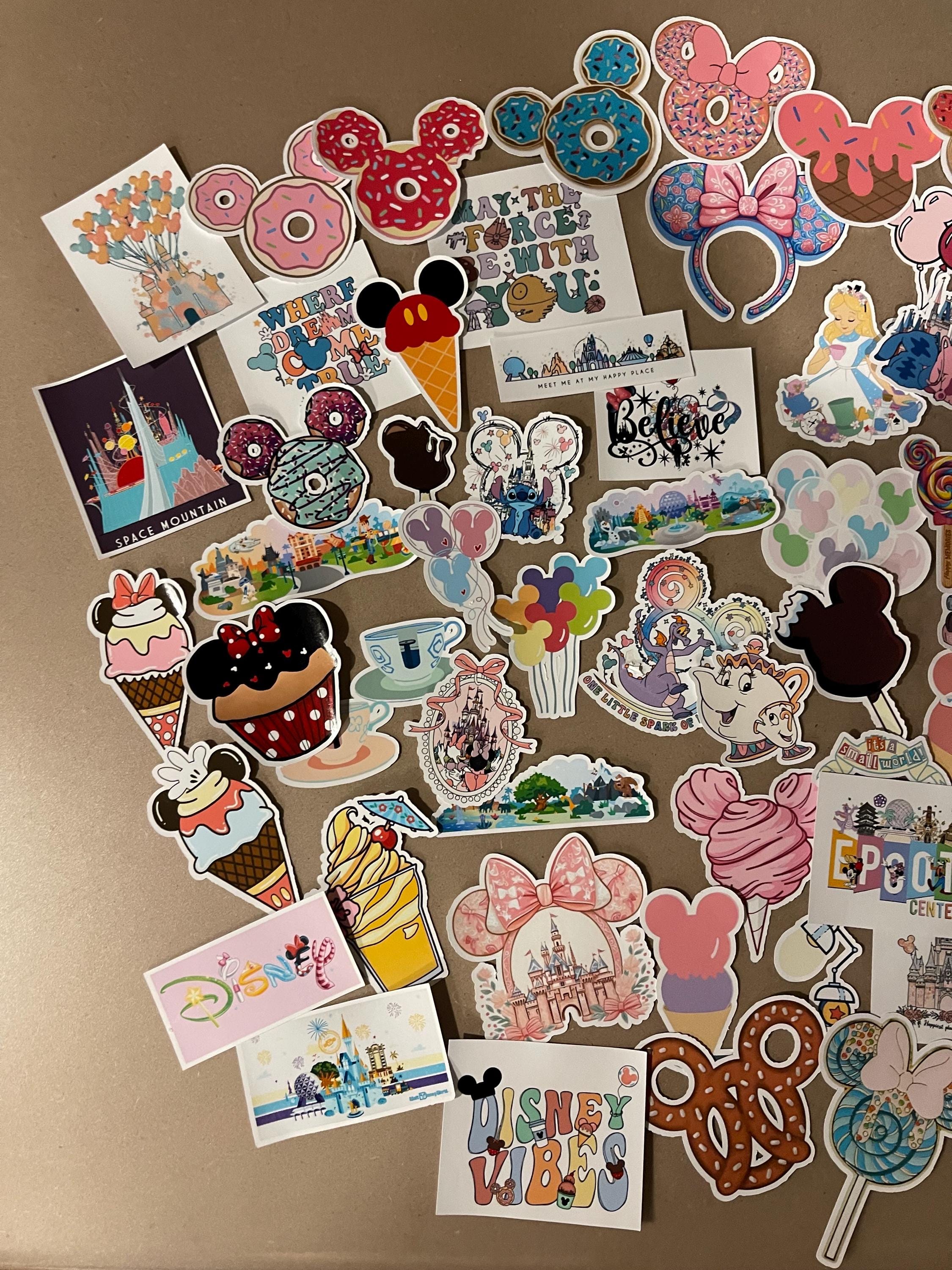 Disney World Pastel and Snacks Stickers- WDW Rides,signs,treats- Pixie ...