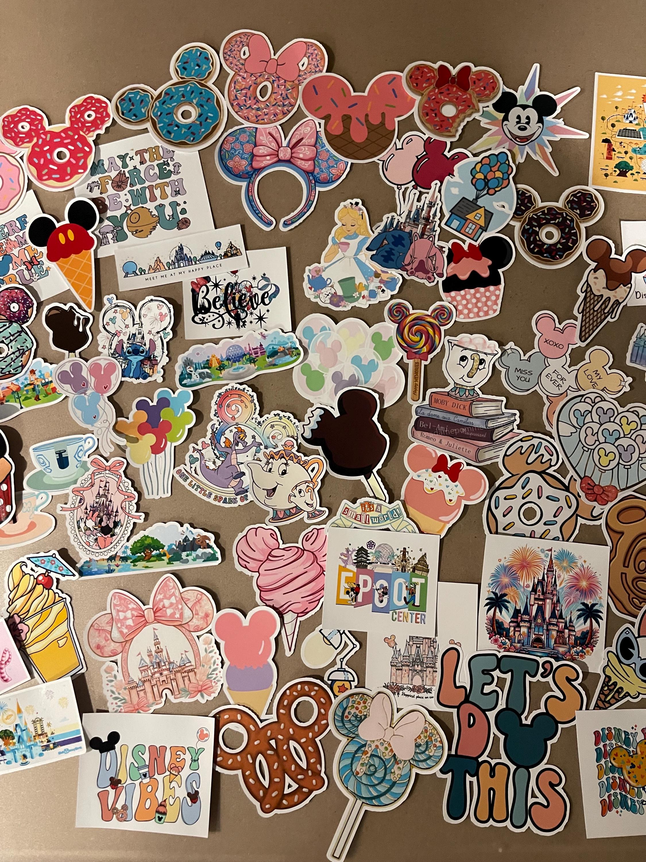 Disney World Pastel and Snacks Stickers- WDW Rides,signs,treats- Pixie ...