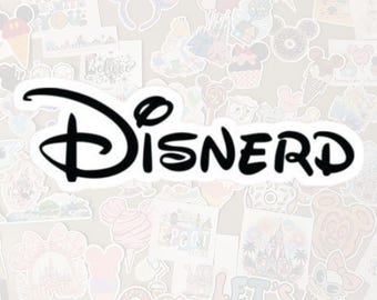 Disney DISNERD Sticker- Pixie Dust loot-Trip gifts-Gloss Vinyl-Decal, Water Bottle, Laptop, Planner-Adult Disney