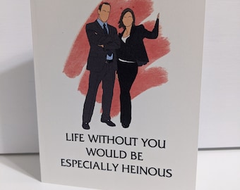 Benson and Stabler Anniversary Card