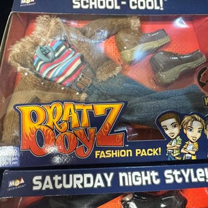 Bratz Boyz School Cool CAMERON Doll Fashion Kleidung Pack NIB 2003