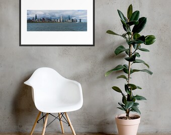 Horizonte de Chicago enmarcado