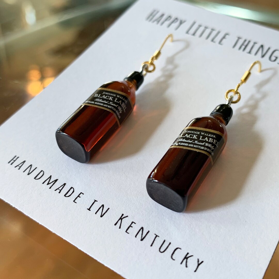 Whisky Bottle Earrings/alcohol Bottle Accessories/liquor Earrings