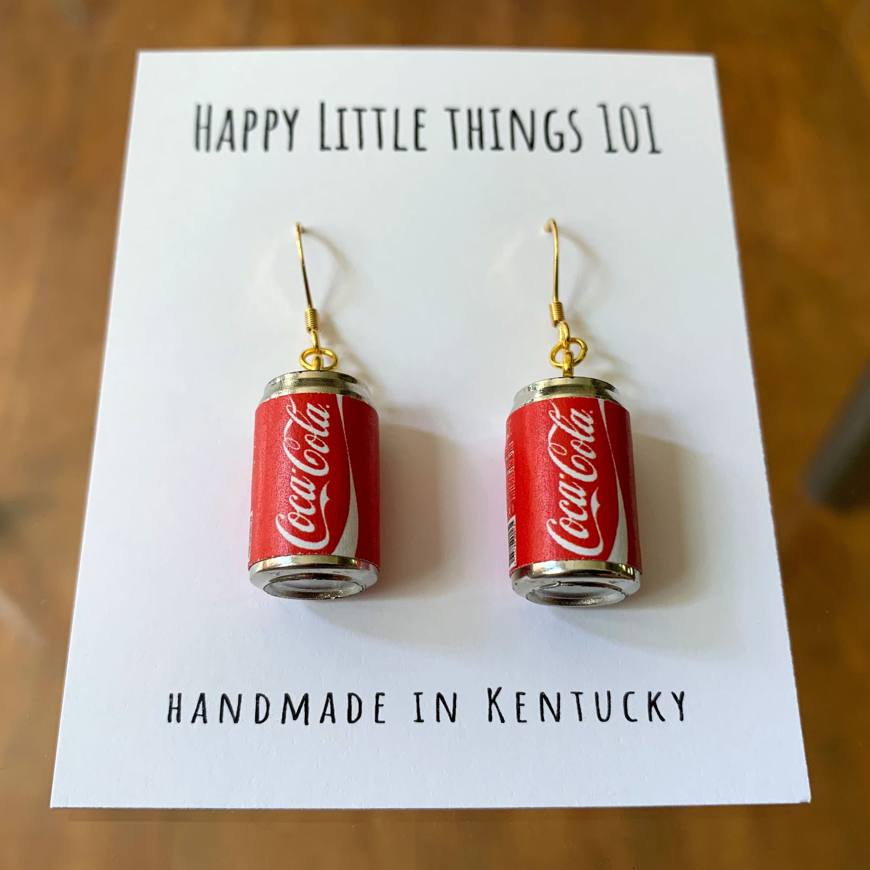 Coca cola earrings sale