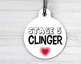 Personalized Custom Dog Tag Funny Dog Tag Stage Five Clinger Pet ID Tag for Dogs and Cats Double Sided Dog Tag