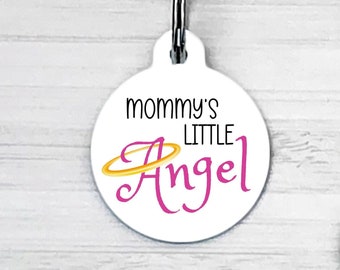 Personalized Custom Dog Tag Dog Tag for Girl Dog Mommys Little Angel Double Sided Dog Tag Funny Pet ID for Dogs and Cats