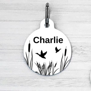 Dog Tag for Collar, Duck Scene Tag, Dog Tag For Dogs, Dog ID Tag, Dog Name Tag, Dog Tag, Name Tag for Dog, Pet ID Tag, Pet Tag, Personalized