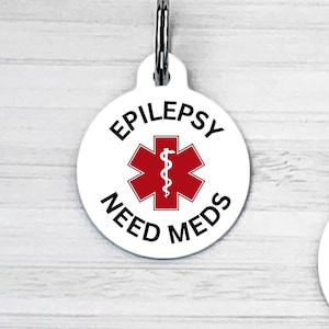 Epilepsy dog tag shop