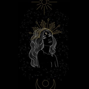 Ethereal Art Girl PRINTABLE Artwork, Downloadable Prints, PRINTABLE Wall Art, Digital Download, Digital Artwork