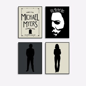 Halloween Art Decor Set of 15 PRINTABLES Halloween Movie Fan Art ...