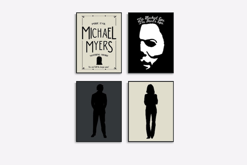 Halloween Art Decor Set of 15 PRINTABLES Halloween Movie - Etsy