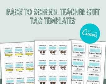 Back to School Gift for Students | Teacher Gift Tag | Student Gift| Candy Bag | Sunglasses Gift |  Glow Stick |  First Day of School