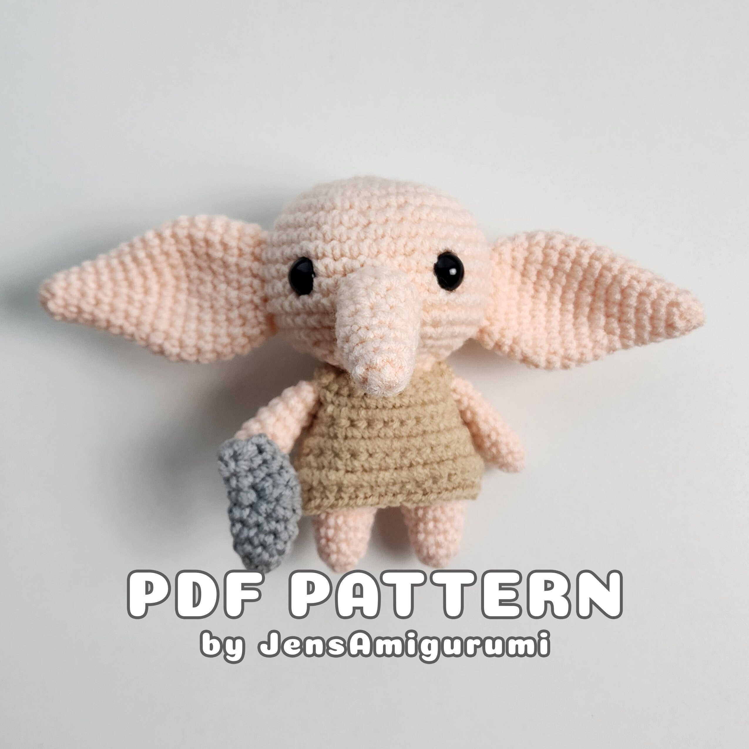 30 Dobby Crochet Patterns for Harry Potter Fans 9 English PDF Dobby House Elf Amigurumi Pattern