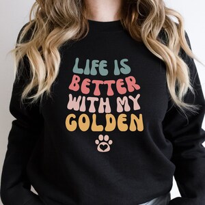 Golden Retriever Mom Sweatshirt, Golden Retriever Shirt, Golden Retriever Mom, Golden Retriever Christmas, Golden Retriever Gifts