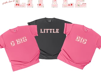 Big Little Cherry Shirt, Big Little Reveal Shirts, Big Little Shirts, Big Little Sorority, Cherry Shirt, Sorority Reveal, Comfort Colors