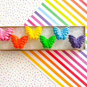 butterfly crayons