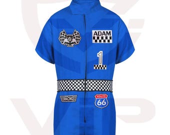 Toddler Racing Costumes For Birthdays & Special Occasions, Car Racing suits, Birthday Gift, Kids Racing Suits, Halloween Costumes